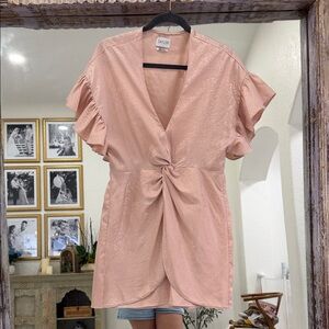 SAYLOR Pastel Pink Mini Dress